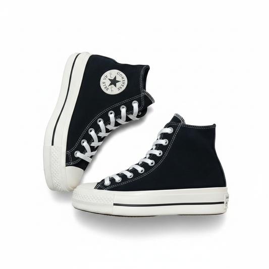 Converse Black High Top Side Display