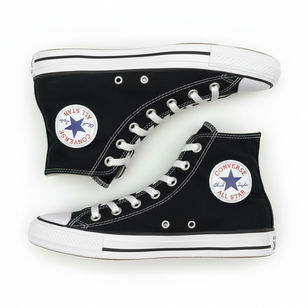 Converse Chuck Taylor High Top Black - Side Display