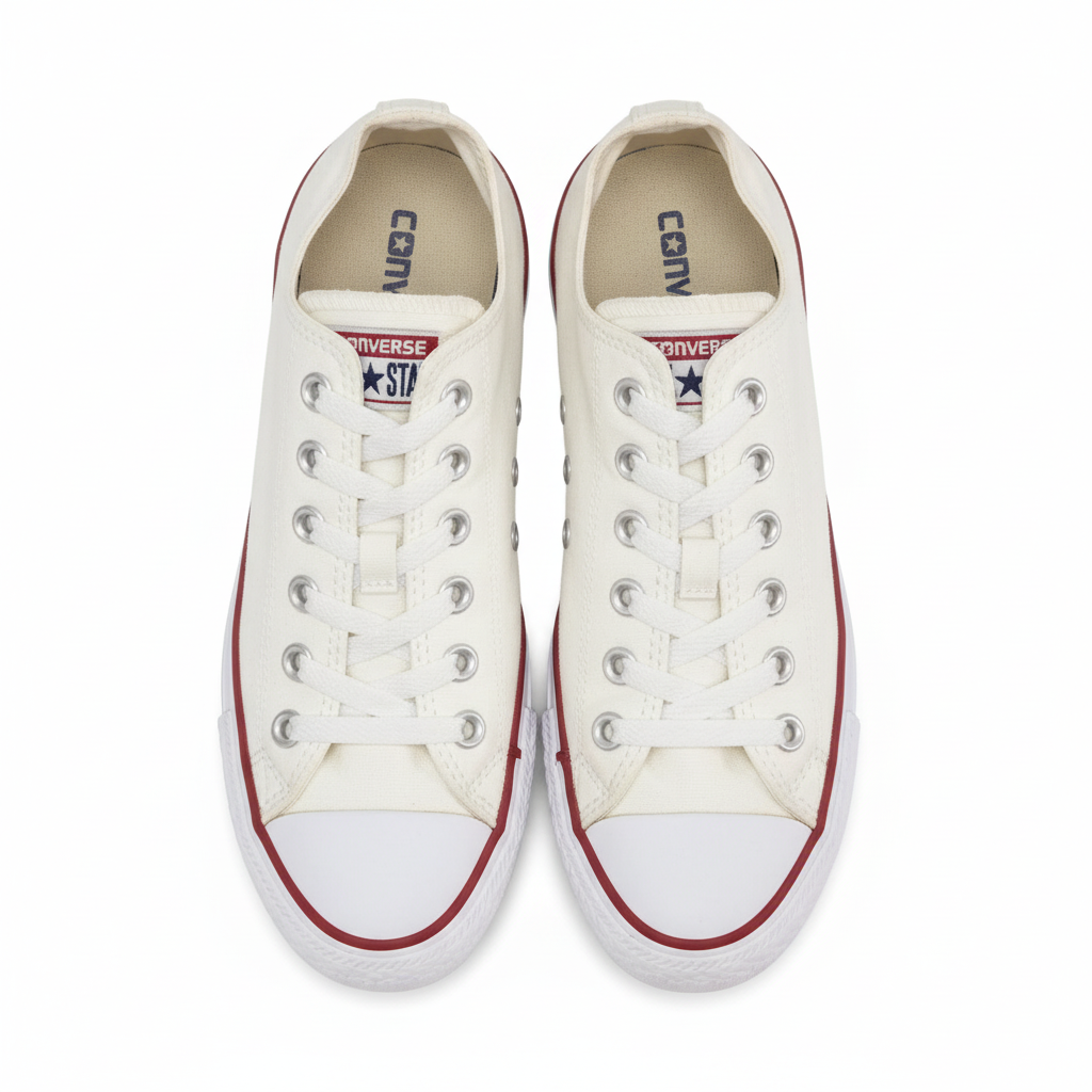 Converse Chuck Taylor Low White Canvas – Display Picture
