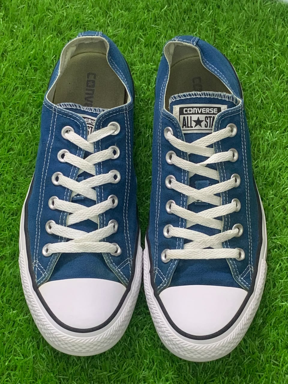 Preloved Converse Chuck Taylor All Star blue low-top unisex EU 41.5 front view