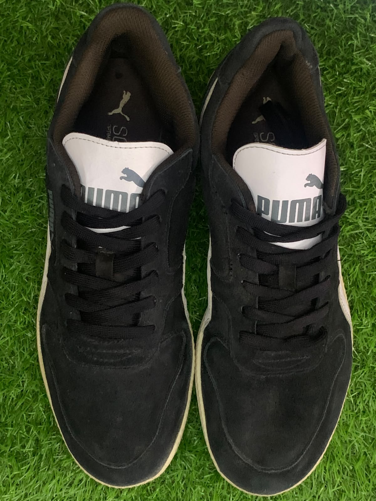 Puma Astro Sala Black White - Front View