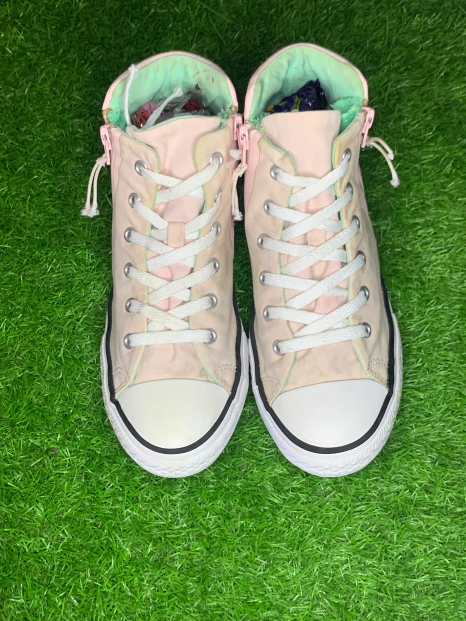 Converse Chuck Taylor All Star – Beige, Pink & Mint | EU 38.5 ( Sr000010)