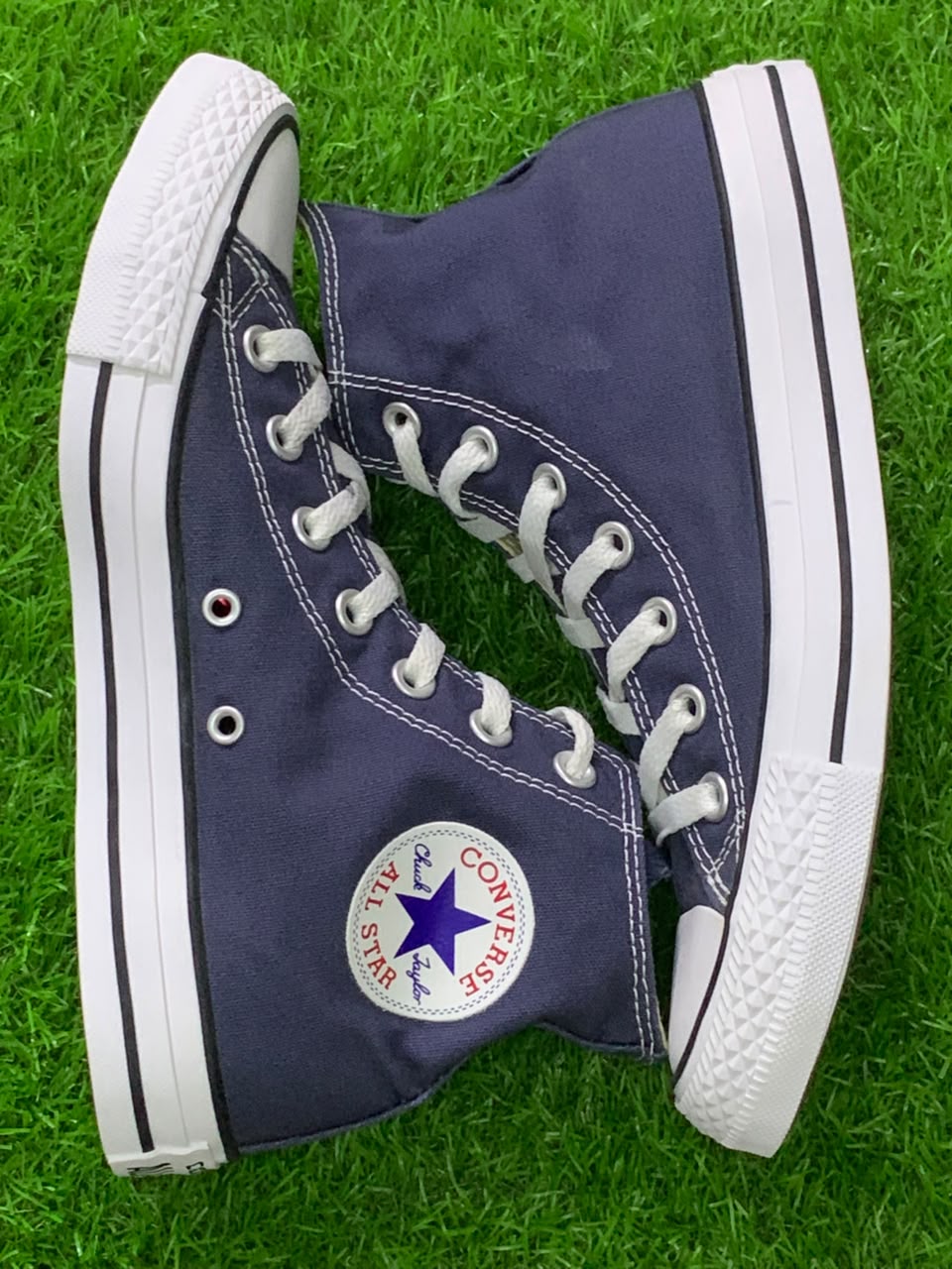 Converse Chuck Taylor All Star navy blue canvas and ankle patch