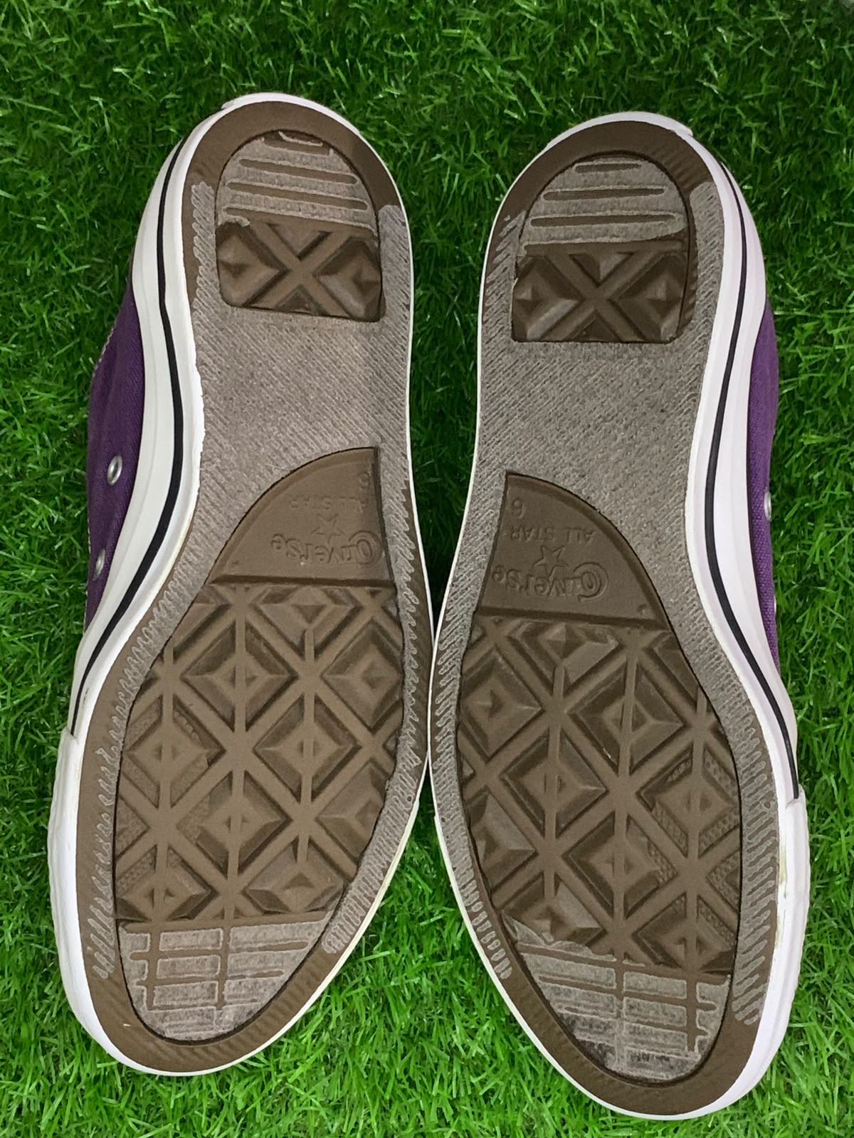 Converse Chuck Taylor All Star Low Top Purple - Sole View