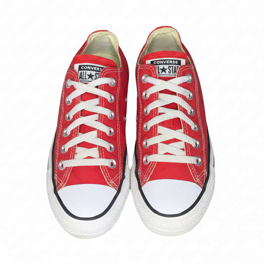 Sr000014 Red Low Top - White Background