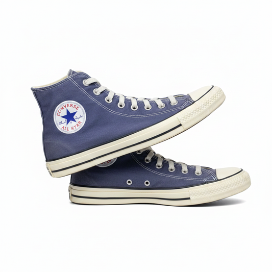 Sr000015 Navy Blue High Top - White Background