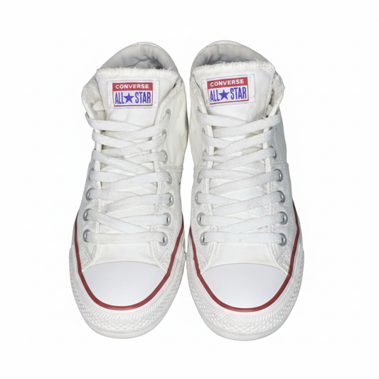 Sr000017 White Women High Top - White Background