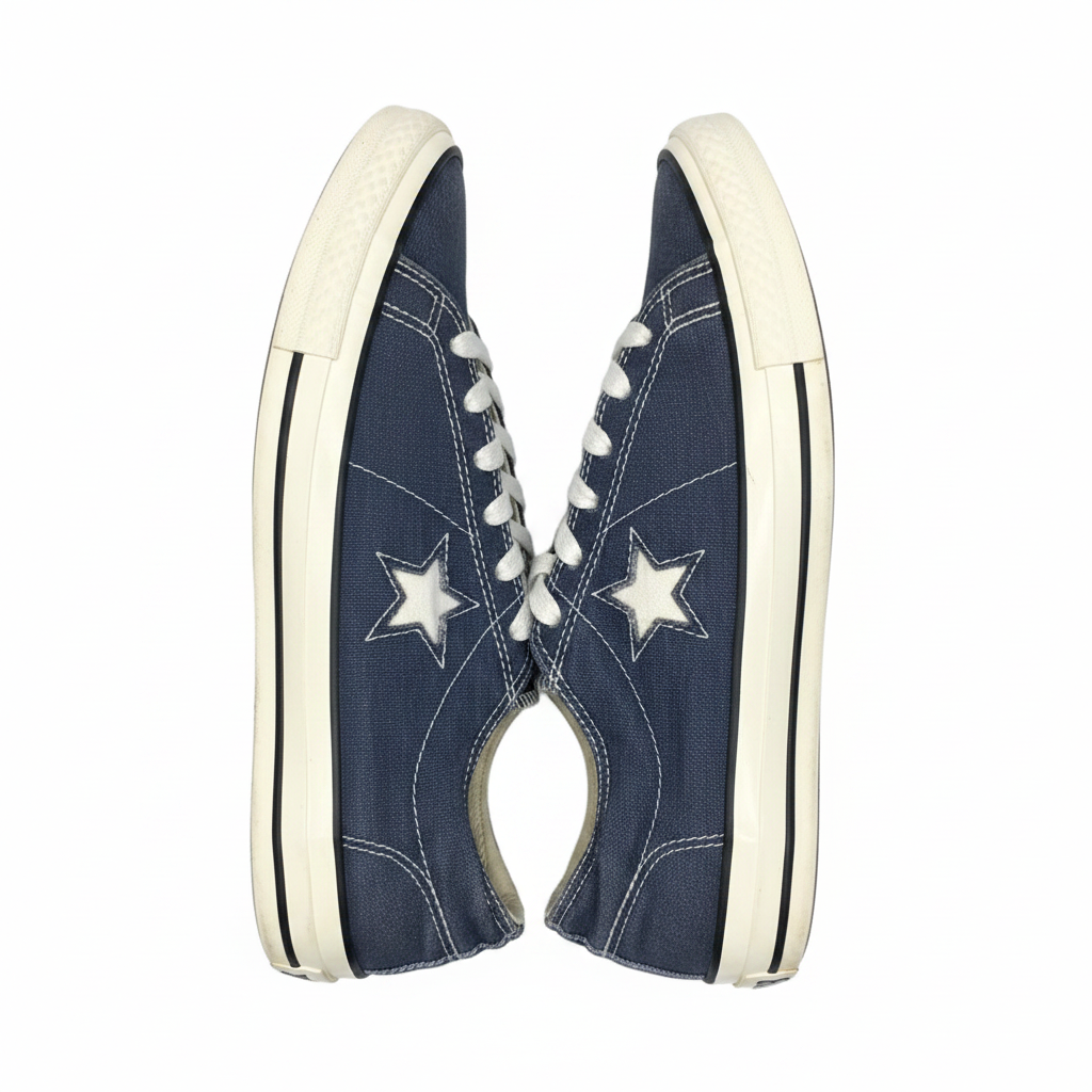 Sr000020 Denim One Star - Off White Sole
