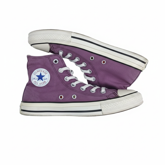 Sr000032 Purple High Top - White Background