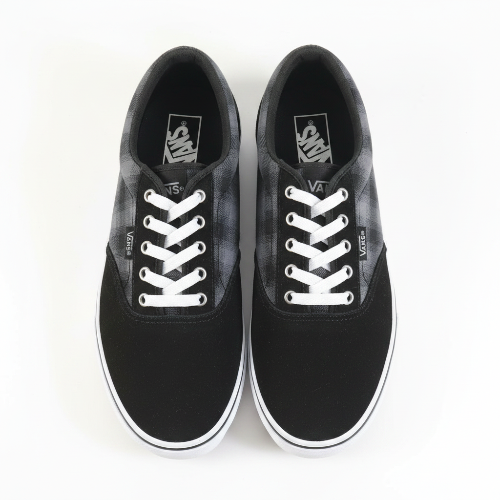 Vans Atwood Black Plaid Display Picture